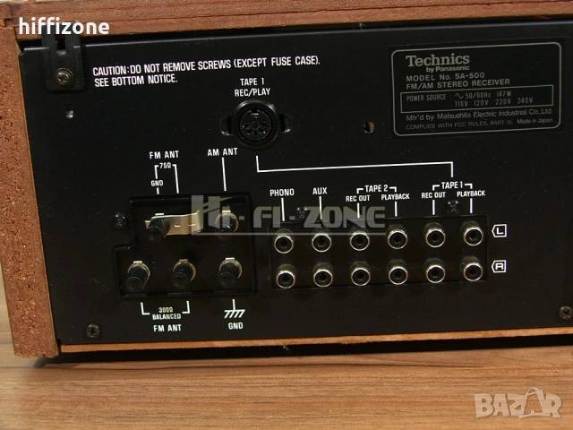 Ресивър  Technics sa-500 , снимка 7 - Ресийвъри, усилватели, смесителни пултове - 54040975