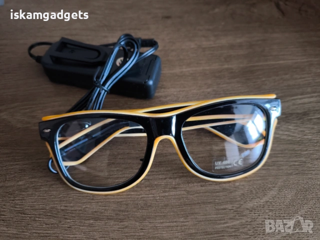 Светещи LED очила, папионки и вратовръзки за партита и рожденни дни, снимка 3 - Сватбени аксесоари - 54070234