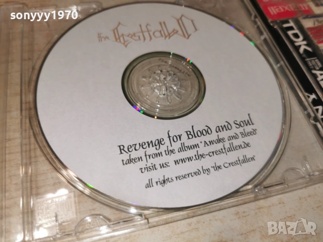 THE CRESTFALLEN CD ВНОС GERMANY 0406261832H2E6R, снимка 9 - CD дискове - 54781654