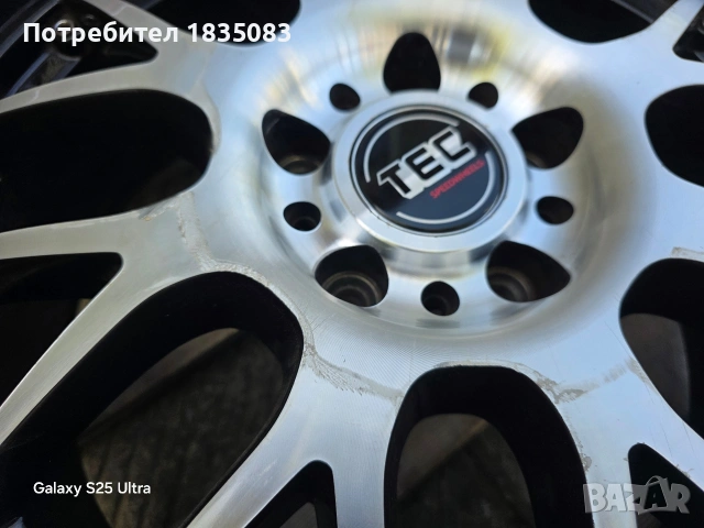 Лети джанти 18ки 5х112 TEC, снимка 8 - Гуми и джанти - 54414261