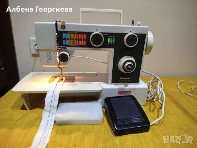 Метална шевна машина HOFMAN SUPER NUTZSTICH 6936, снимка 12 - Шевни машини - 54063116