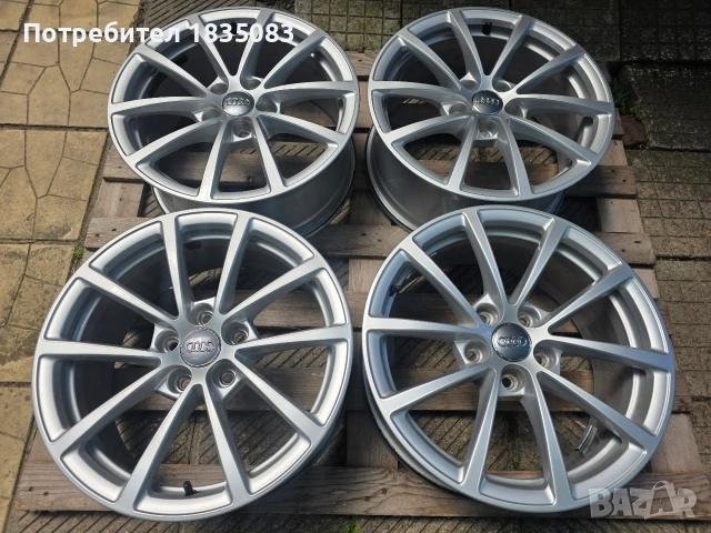 Лети джанти 17ки 5х112 Audi, снимка 2 - Гуми и джанти - 55063660