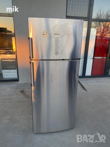 Хладилник с фризер Сименс Макси Инокс, снимка 5 - Хладилници - 53997708