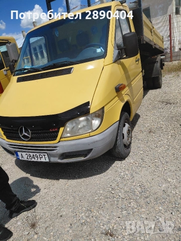 Mercedes Sprinter 411 CDI Самосвал, 2006 г., Кат. B, Двойна гума, Кош 4.20 x 2.10 м