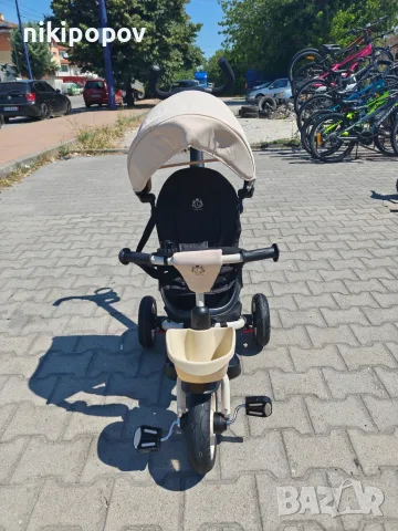BYOX Детска триколка Flexy LUX бежов, снимка 6 - Детски велосипеди, триколки и коли - 55440162