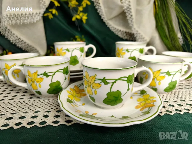 Vileroy & boch Geranium за чай и кафе, снимка 7 - Чаши - 55397916