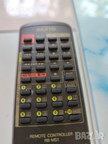 SANYO RB-MS1 Remote controller , снимка 2 - Дистанционни - 55247819