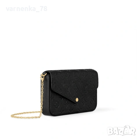 Louis Vuitton Félicie Pochette Empreinte оригинална дамска официална чанта, снимка 2 - Чанти - 54607824