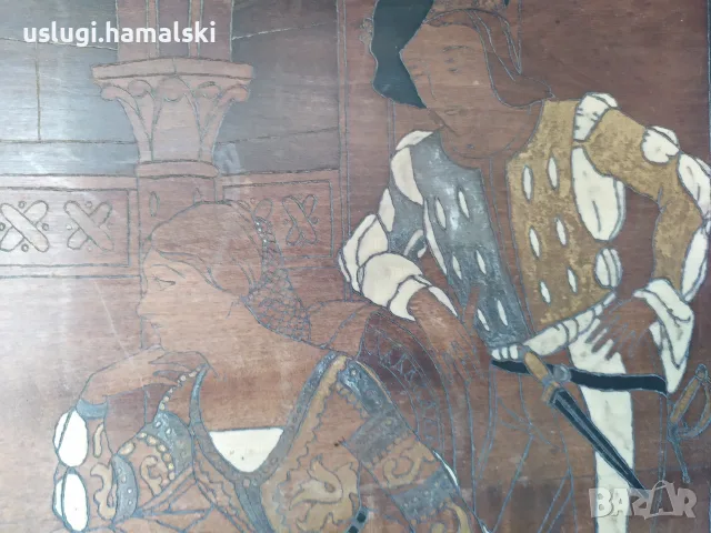 Старинна етажерка, снимка 3 - Антикварни и старинни предмети - 55693372