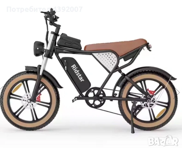 Ridstar Q-20 Luxe електрически велосипед  в перфектно състояние, снимка 2 - Велосипеди - 54504110
