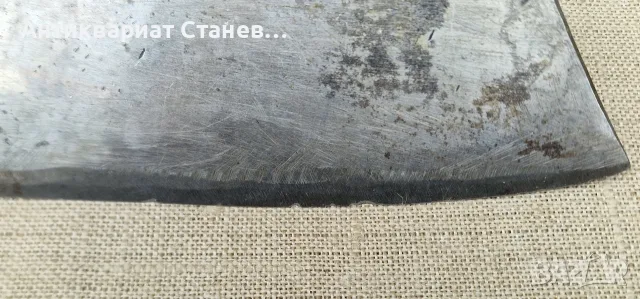 Стар кухненски сатър , снимка 8 - Ножове - 55496444