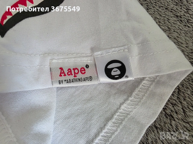 AAPE by A Bathing Ape (BAPE) тениска - размер L, снимка 7 - Тениски - 55221778