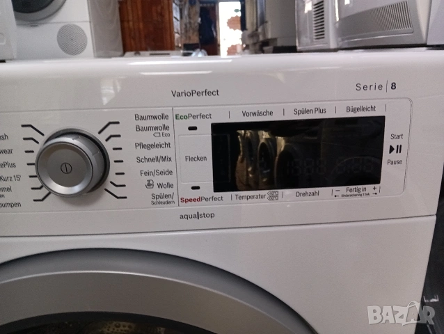 Пералня Бош Bosch Serie 8 A+++ 8кг Made in Germany 2 години Гаранция!, снимка 2 - Перални - 54174115