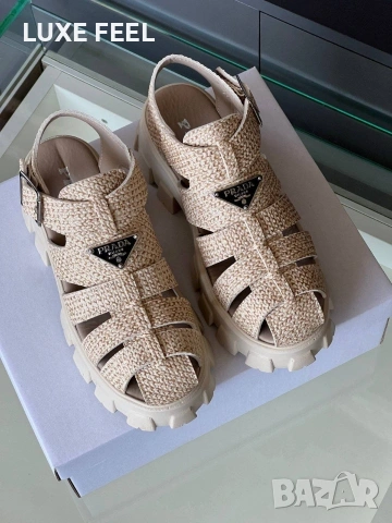 Prada ⚜️ Дамски Сандали , снимка 10 - Сандали - 54368497
