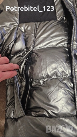 Сребристо яке М мъжко, снимка 5 - Якета - 53961008