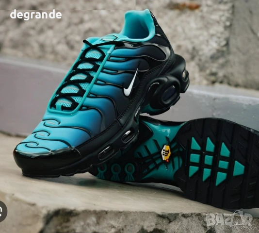 👟Nike Air Max TN Цвят Черно и Тюркоаз, снимка 5 - Маратонки - 54751397