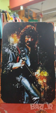 Tony Iommi-метална табела (плакет), снимка 2 - Китари - 54495252