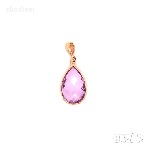 Златен медальон с аметист 1,45гр. 14кр. проба:585 модел:37871-2