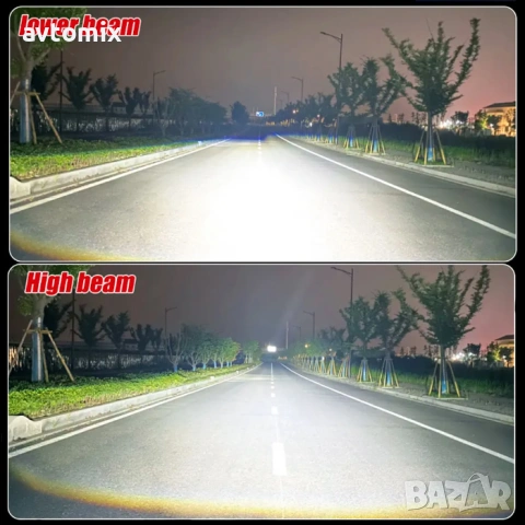LED крушки H4 с лупи за фар 70W, снимка 3 - Аксесоари и консумативи - 54355479