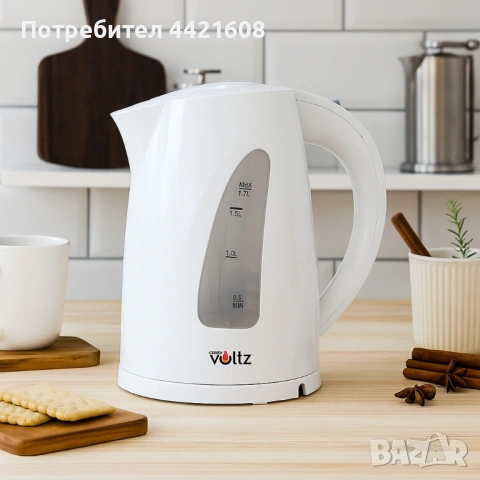 Електрическа кана Voltz, 2200W, 1.7л., снимка 4 - Друга електроника - 54947955