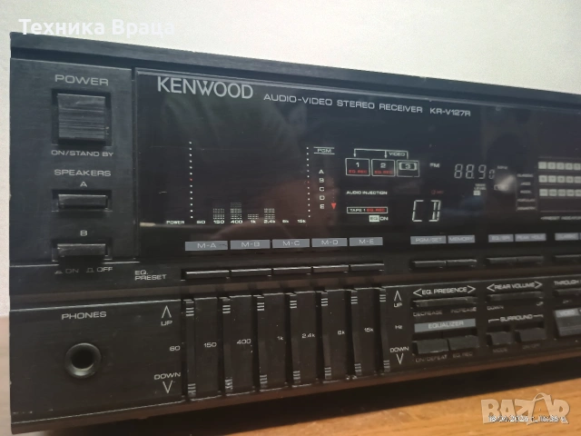 Kenwood KR-V127R в отлично техническо и много добро външно състояние., снимка 5 - Ресийвъри, усилватели, смесителни пултове - 54968801