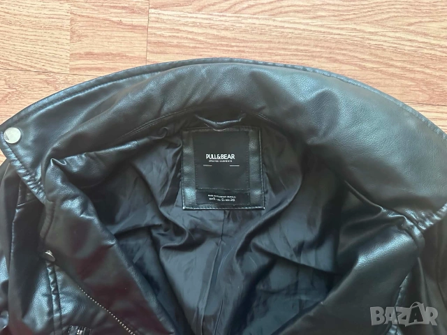 кожено яке Pull&Bear, снимка 2 - Якета - 55231798