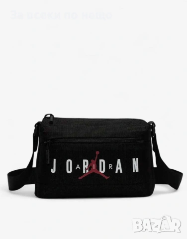NIKE Jordan Crossbody Bag Black Черна Чанта За През Рамо Код P2535, снимка 4 - Чанти - 54805494