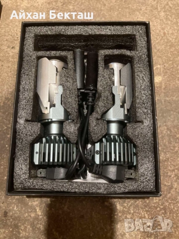 H4 LED крушка с лупа, снимка 3 - Аксесоари и консумативи - 54283124