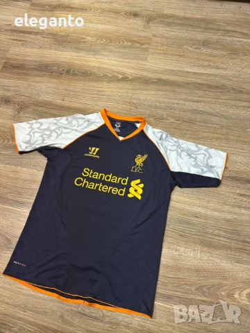 Мъжка футболна тениска Liverpool FC x Warior 3ти екип госпуващ 2012/12 , S размер , снимка 2 - Спортни дрехи, екипи - 54369510