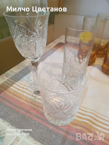 продавам кристални сервизи на BOHEMIAN CRYSTAL, за вода, за уиски 🥃, за ракия , за вино, сервизи , снимка 3 - Сервизи - 55538863