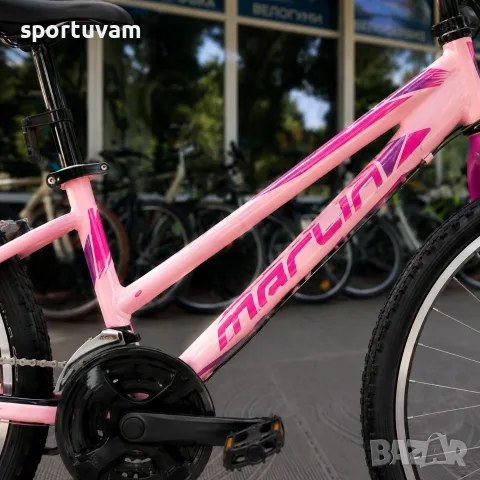 НОВ Планински Велосипед Marlin Calypso 24 Pink/Fuchsia - БЕЗПЛАТНА ДОСТАВКА, снимка 7 - Велосипеди - 55380244