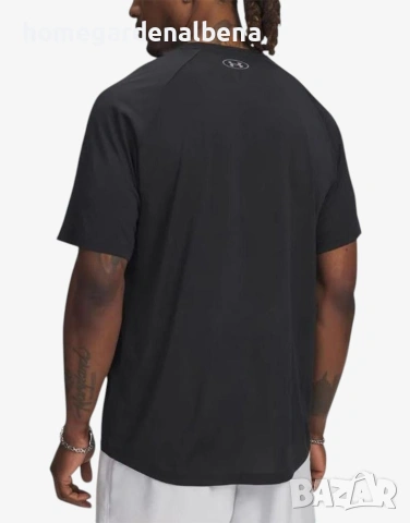 Under Armour Мъжка Тениска UA Tech™ – Черна – L / XL / 2XL – Бързосъхнеща – Анти-Odor Защита, снимка 2 - Тениски - 54565490