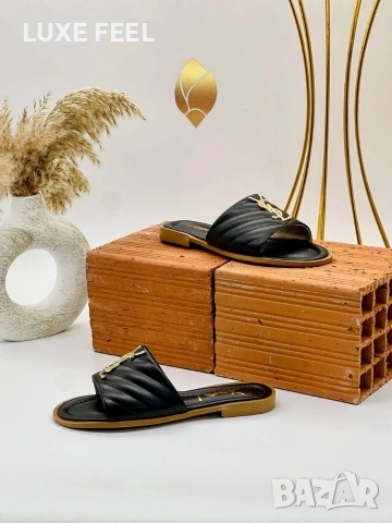 YVES SAINT LAURENT 💎Дамски Чехли 36-41н , снимка 3 - Чехли - 54045231