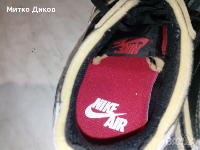 Nike Air Jordan 1Low OG EX Dark Smoke Gray маркови марат. ест. кожа нови №43 US 9.5 UK 8.5 ст. 275мм, снимка 5 - Маратонки - 55513109