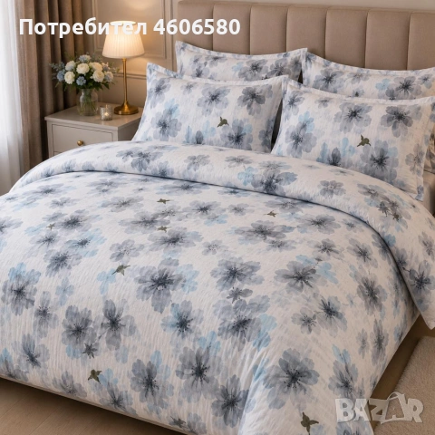 🩷 НОВИ ДЕСЕНИ НА КОМПЛЕКТИ ОТ КРЕПОН 🩷, снимка 7 - Спално бельо - 54530970