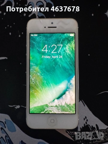 iPhone 5 16GB – перфектно състояние, iOS 10.2.1, с оригинална кутия, снимка 8 - Apple iPhone - 54322058