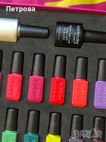 Комплект гел лакове, снимка 3 - Продукти за маникюр - 54242322