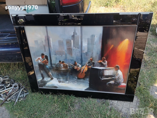 OIL EFFECT PRINT 95X75СМ КАРTИНА ВНОС ENGLAND 2706261813L4, снимка 4 - Други ценни предмети - 55071459