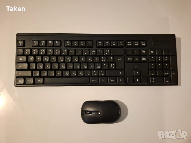 Комплект безжична клавиатура с мишка Hama WKM-100