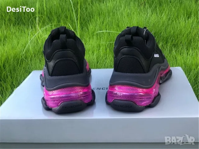 Balenciaga Triple S - Dark Grey/Navy/Grey

, снимка 2 - Маратонки - 54335002