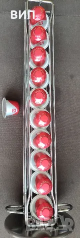 Кафемашина Nespresso и вертикална поставка за капсули, снимка 4 - Кафемашини - 55458841