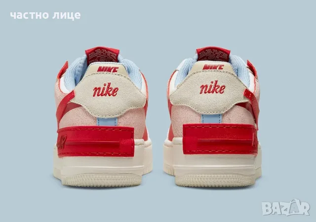Най-ЯКИТЕ Nike Сникърси AF1 Shadow CI0919 108, снимка 5 - Маратонки - 55678507