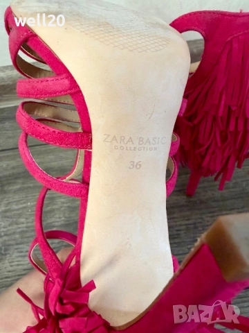 Сандали на ток Zara, снимка 5 - Сандали - 54321916