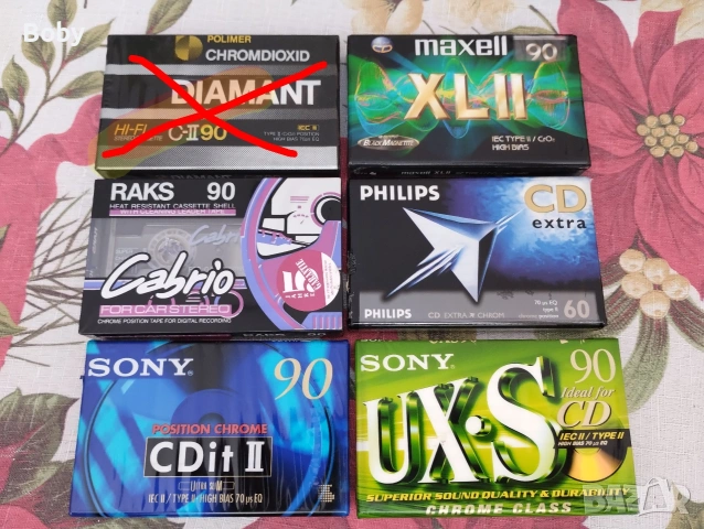 Нови аудио касети Maxell , Sony , Raks и Diamant, снимка 5 - Аудио касети - 53072042