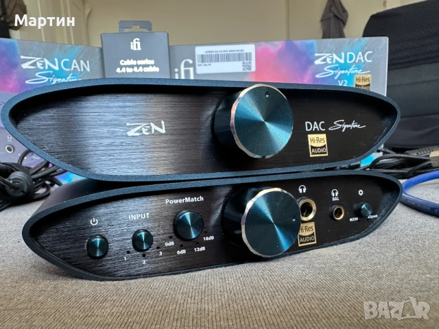 Комплект iFi Zen CAN Signature MZ99 + DAC V2 + 4.4 mm, снимка 2 - Други - 54780940