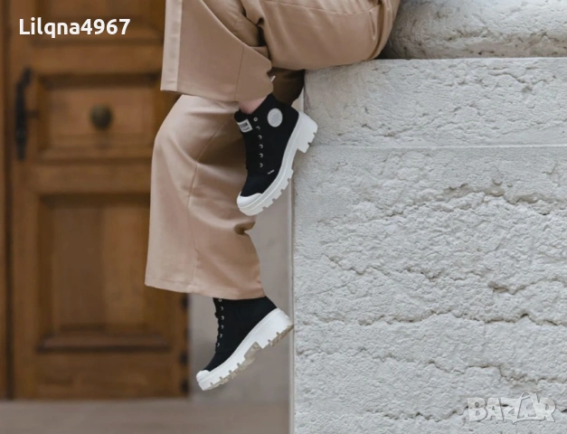 Пролетни Боти Palladium Размер 40, снимка 2 - Дамски боти - 53989231