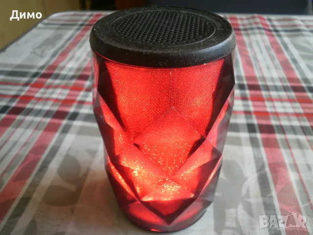 колонка - блутуд с цветомузика- във формата на чаша (или моливник), снимка 3 - Bluetooth тонколони - 55406961