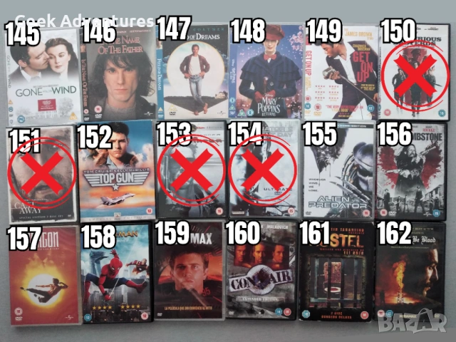 Екшън, Драма, Трилър, Ужаси Филми DVD's - Оригинални Филмови Дискове на Английски Език, снимка 10 - Екшън - 47015417