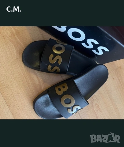 Boss мъжки чехли, снимка 5 - Мъжки чехли - 54694908