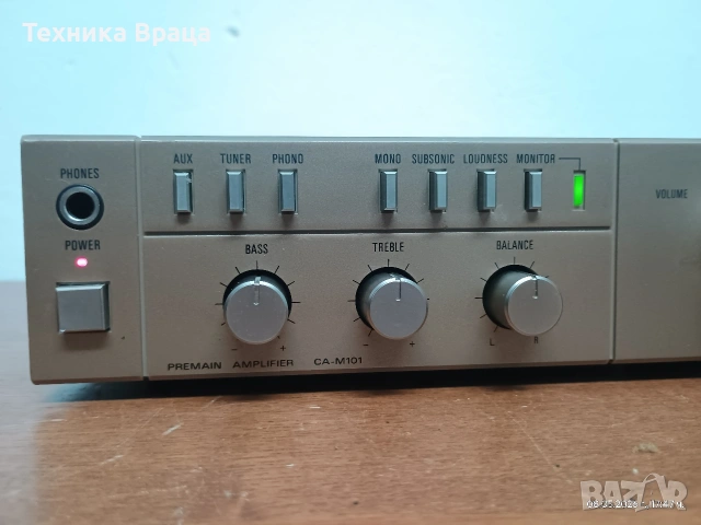Компактен усилвателя Fisher CA-M101 с много качествен звук. Изпращам видео. , снимка 5 - Ресийвъри, усилватели, смесителни пултове - 54561538